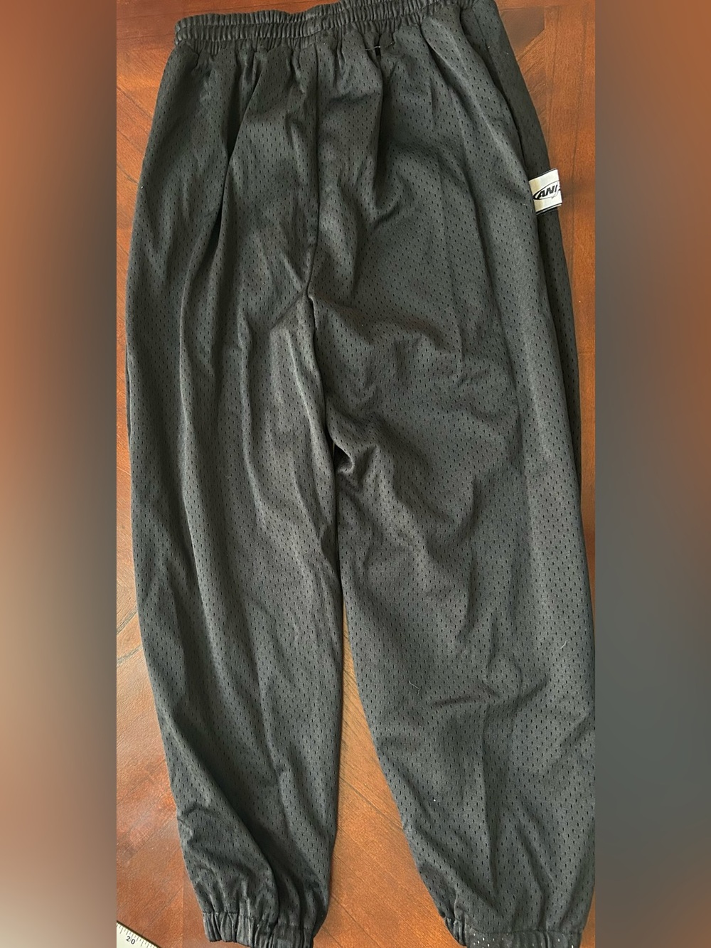 And1 Black Mesh Kids Joggers with Small Logo size L(14-16) vintage - Picture 7 of 7